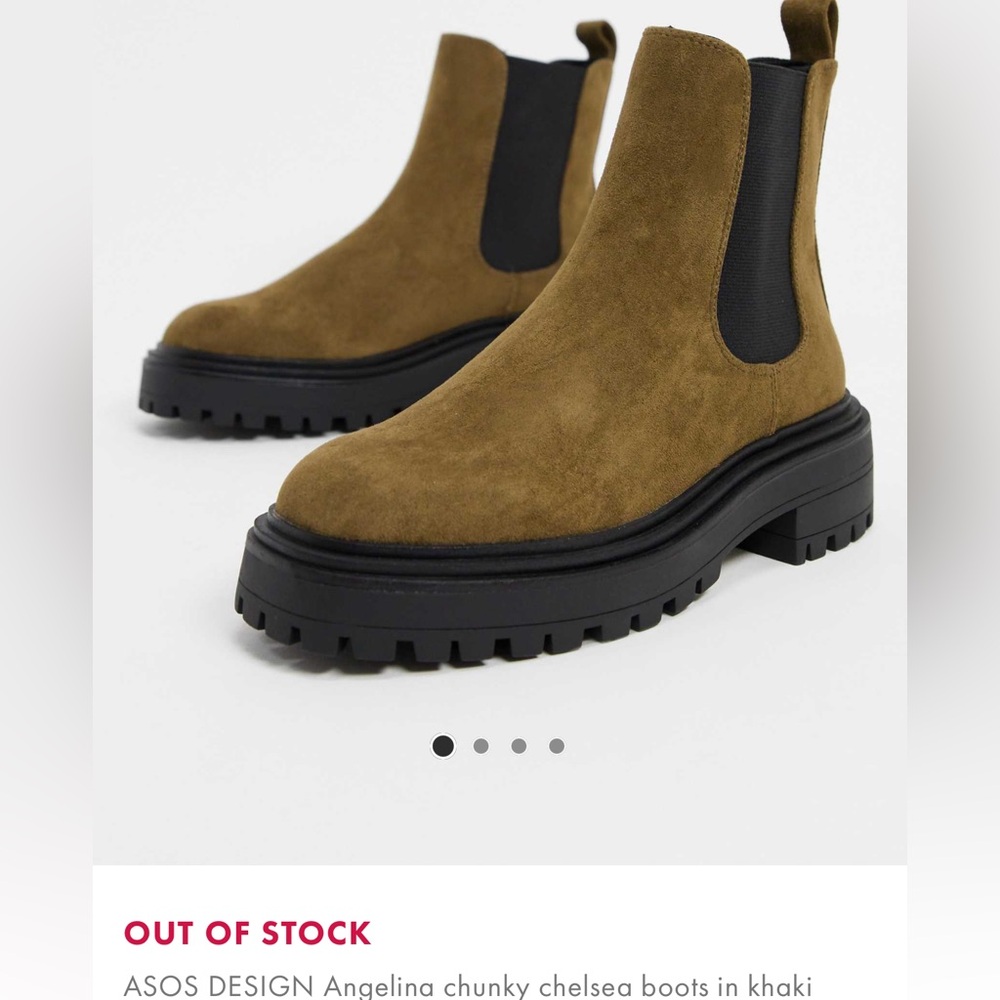 🆕‼️ASOS DESIGN Angelina chunky chelsea boots‼️🆕
